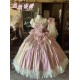 Peach White Tea Rose Festival Bridal JSK and FS(Quick Reservation/3 Colours/Full Payment Without Shipping)